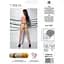 Тілесні колготки з відкритим доступом Passion контрастна лінія Tiopen 010 beige 3/4 (20 den) - мініатюра 6