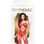Бодістокінг з вирізом на животику Penthouse - Hot Nightfall Red S/L - мініатюра 3
