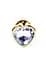 Анальна пробка з кристалом Boss Jewellery 7 см (золотий) - мініатюра 2