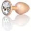 Анальна пробка Boys Of Toys Jewellery Pearl Gold Plug Clear S - мініатюра 1