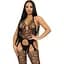 Бодістокінг з відкритим доступом Leg Avenue Net suspender Bodystocking One Size Black, мереживо - мініатюра 1