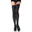 Щільні непрозорі панчохи Leg Avenue Nylon Thigh Highs Black, plus Size - мініатюра 5