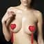Наклейки на соски Lovetoy Nipple Pastie червоний - мініатюра 2