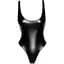 Боді Noir Handmade F244 Powerwetlook Body With high cut bottom hem - S - мініатюра 4