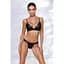 Комплект білизни Passion Exclusive Glamiss SET Black XXL/XXXL - мініатюра 2