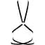 Портупея з екошкіри Bijoux Indiscrets Ma – Multi-Way Body Harness Black - мініатюра 1