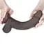 Фаллоимитатор LoveToy Sliding Skin из двойного материала 23 см коричневый - миниатюра 5