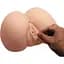 Мастурбатор Вагина и анус с двойной вибрацией Crazy Bull-Judy Vibrating, BM-009095Z-1, Телесный - миниатюра 8