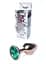 Анальная пробка Jewellery Red Gold PLUG Green Boss Series 64-00115 98275 - миниатюра 1