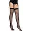 Панчохи-сітка зі швом ззаду Leg Avenue Butterfly back seam this highs One Size Black - мініатюра 3