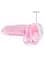 Фалоімітатор RealRock Crystal Clear 8" 21 см (рожевий) - мініатюра 5