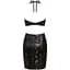 Сукня під зміїну шкіру Obsessive Vivianty dress чорна XS/S - мініатюра 6