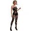 Бодістокінг Caprice Lingerie Model 11 One Size Black, імітація панчіх, відкритий доступ - мініатюра 1