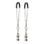 Зажим для сосков Art of Sex - Nipple Clamps Lovely, Серый - миниатюра 2