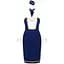 Еротичний костюм стюардеси Obsessive Stewardess uniform M/L, blue - мініатюра 3