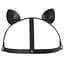 Маска кішечки Bijoux Indiscrets MAZE - Cat Ears Headpiece Black, екошкіра - мініатюра 1