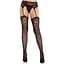Колготки-панчохи Leg Avenue Heart Garterbelt Stockings One Size Black - мініатюра 2