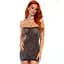 Платье Leg Avenue Shimmer Sheer rhinestone tube dress Black/Silver One size - миниатюра 3