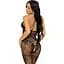 Leg Avenue RhinestOne Lace and Net Bodystocking OS Black - мініатюра 2