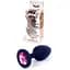 Силіконова анальна пробка Boss Of Toys Boss Series - Jewellery Black Silicon Plug Small Pink S, BS6400083 - мініатюра 7