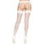 Панчохи-сітка для кріплення на пояс Leg Avenue Nylon Fishnet Thigh Highs White, One Size - мініатюра 2