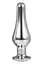 Анальна пробка Gleaming Love Pleasure Plug L 12.7 см (срібляста) - мініатюра 2