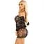 Сукня Leg Avenue Seamless Off The Shoulder Mini Dress One Size, Black - мініатюра 5