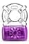 Эрекционное виброкольцо Play With Me One Night Stand Vibrating C-Ring Purple - миниатюра 3