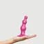 Насадка для страпону Strap-On-Me Dildo Plug Beads Framboise Metallic S - мініатюра 5