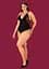 Боді Obsessive Vanessme 2XL/3XL (чорний) - мініатюра 3