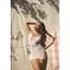 Ажурна сукня-сітка Leg Avenue Lace Mini dress With cut-outs White, One Size - мініатюра 8