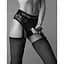 Мереживні трусики для страпона з підв’язками для панчіх Strap-On-Me DIVA HARNESS - L - мініатюра 5