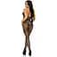 Leg Avenue RhinestOne Lace and Net Bodystocking OS Black - мініатюра 4