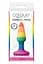 Анальна пробка Colours Pleasure Small Plug 11.5 см (райдужний) - мініатюра 2