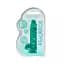 Фалоімітатор RealRock Crystal Clear 6” 17 см (зелений) - мініатюра 6