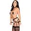 Комплект ременів для бондажу Leg Avenue Harness & wrist restRaints One Size Black, чокер - мініатюра 4