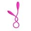 Двусторонний силиконовый вибратор Baile Pretty Love Snaky Vibe 60 см розовый - миниатюра 1