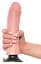 Вібратор King Cock Vibrating Cock 8 Inch 20.3 см тілесний - мініатюра 5