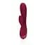 Вібратор-кролик Loveline Smooth Silicone Rabbit 20 см (вишневий) - мініатюра 8