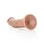 Фалоімітатор RealRock Curved Realistic 8" 20.5 см (тілесний) - мініатюра 2