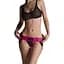 Труси для страпона Strap-On-Me LeaTherette Harness Curious Fuchsia - мініатюра 1