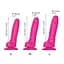 Реалістичний фалоімітатор Strap-On-Me Sliding Skin Realistic Dildo Fuchsia - S, ефект рухомий до - мініатюра 4