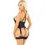 Комплект Leg Avenue Heart Net Cami Garter and stRing - мініатюра 2