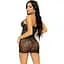 Откровенное мини-платье Leg Avenue Rhinestone halter mini dress Black One size - миниатюра 2
