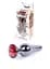 Анальная пробка Jewellery Dark Silver BUTT PLUG Red Boss Series 64-00055 98245 - миниатюра 1