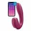 Вакуумний стимулятор клітора з вібрацією Satisfyer Sunray малиновий - мініатюра 3