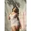 Мини-платье Leg Avenue Strappy Lace mini dress White One size - миниатюра 9