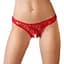 Трусики-стрінги Cottelli Lingerie Lace L червоний - мініатюра 1