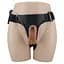 Подвійний страпон з вібрацією Ultra Passionate Harness Dual Penis 16 см коричневий - мініатюра 3