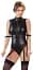 Боді Cottelli Collection Bondage Body Suspenders M чорний - мініатюра 7